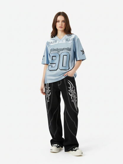 NO.90 Jersey V-Neck T-Shirt - 2470
