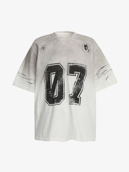 Gradient Graphic Jersey T-Shirt 