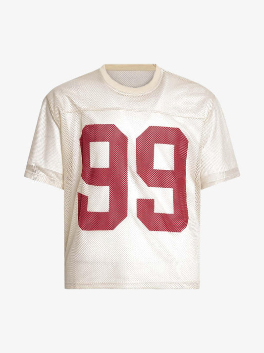 Jersey Mesh Short-Sleeve T-shirt 