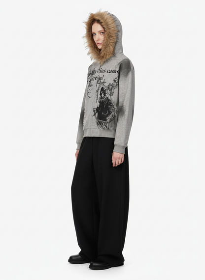 Supermade × Mortemartt Graphic Hooded Jacket- 2279