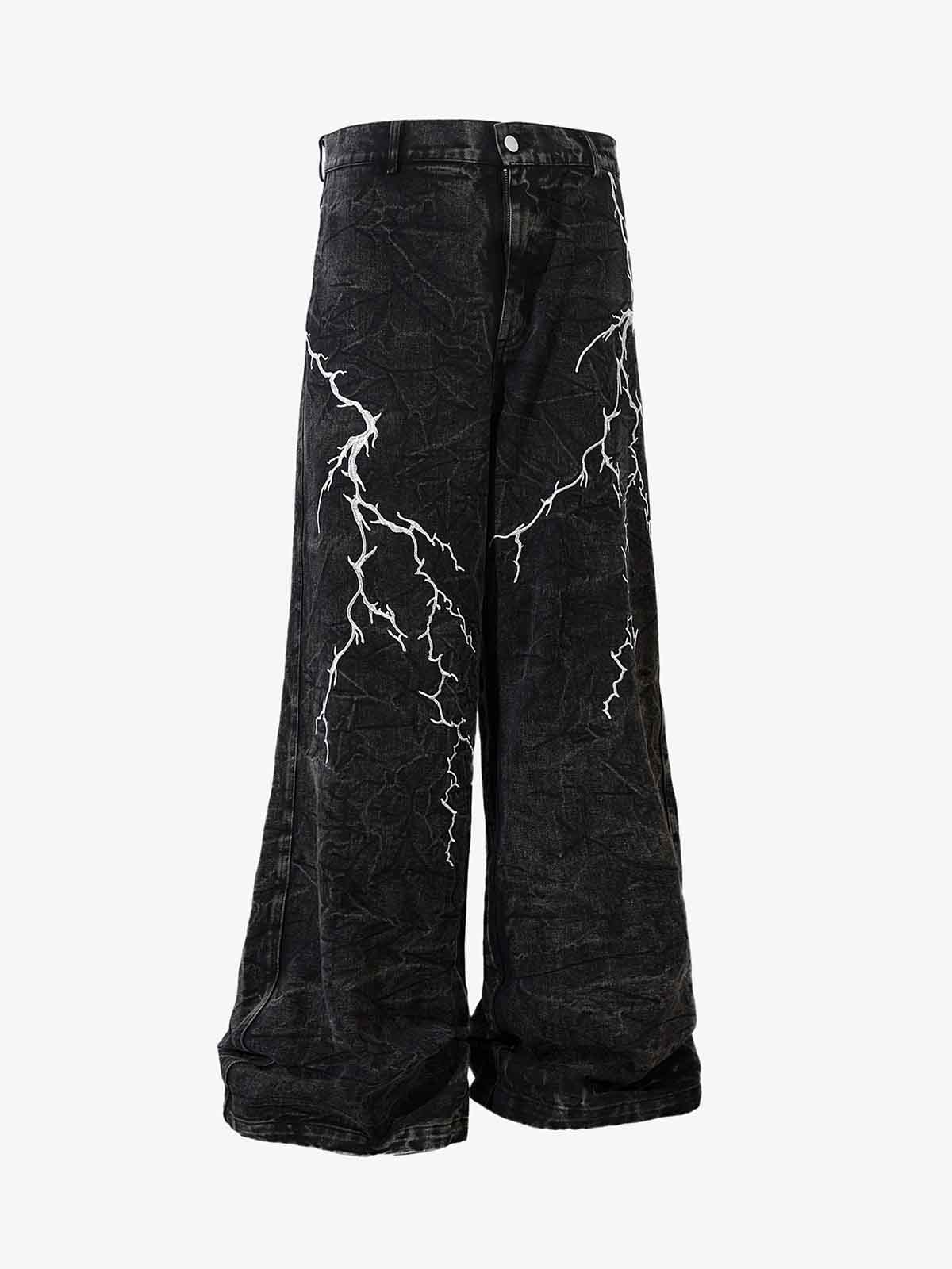 Thesupermade High Street Hip-hop Distressed Washed Jeans - 2185 