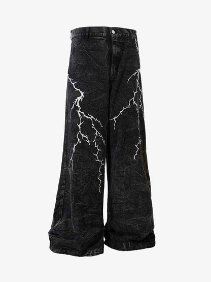 Thesupermade High Street Hip-hop Distressed Washed Jeans - 2185 