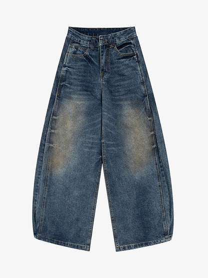 Cleanfit Washed Barrel Jeans 
