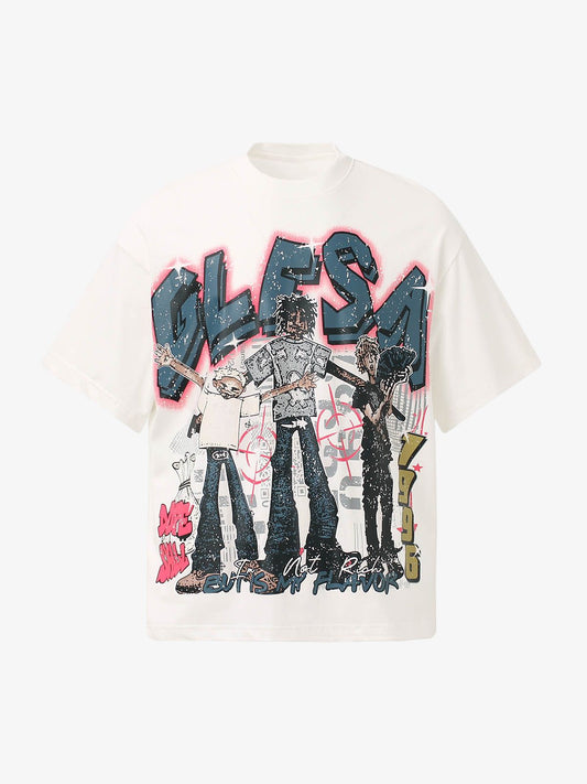 Retro Street GLESA Graphic T-Shirt 
