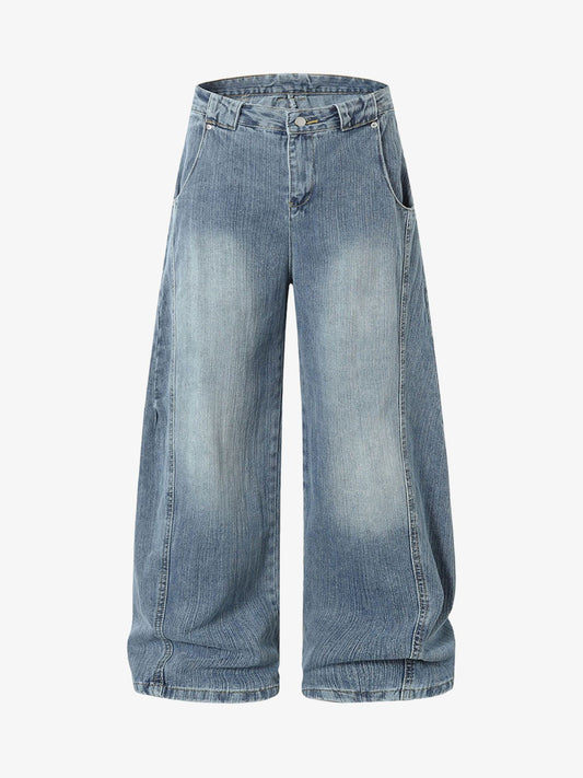 Retro Cleanfit Washed Baggy Jeans 