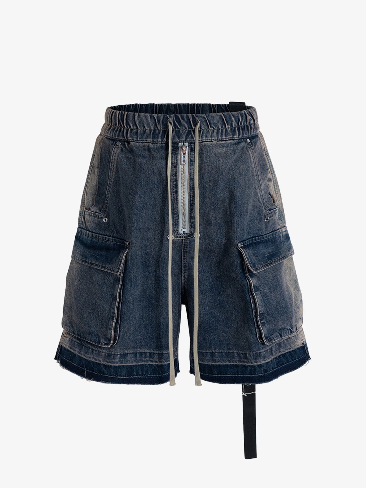 Street RO Washed Denim Cargo Jort 