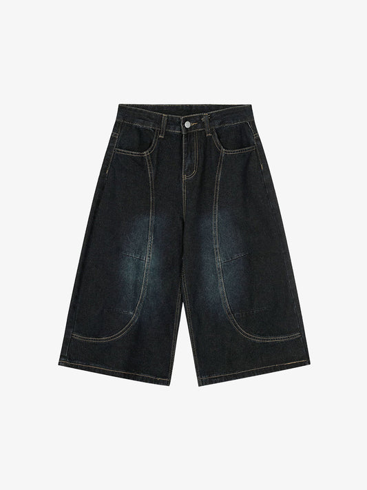 Cleanfit Stitched Barrel Jorts 