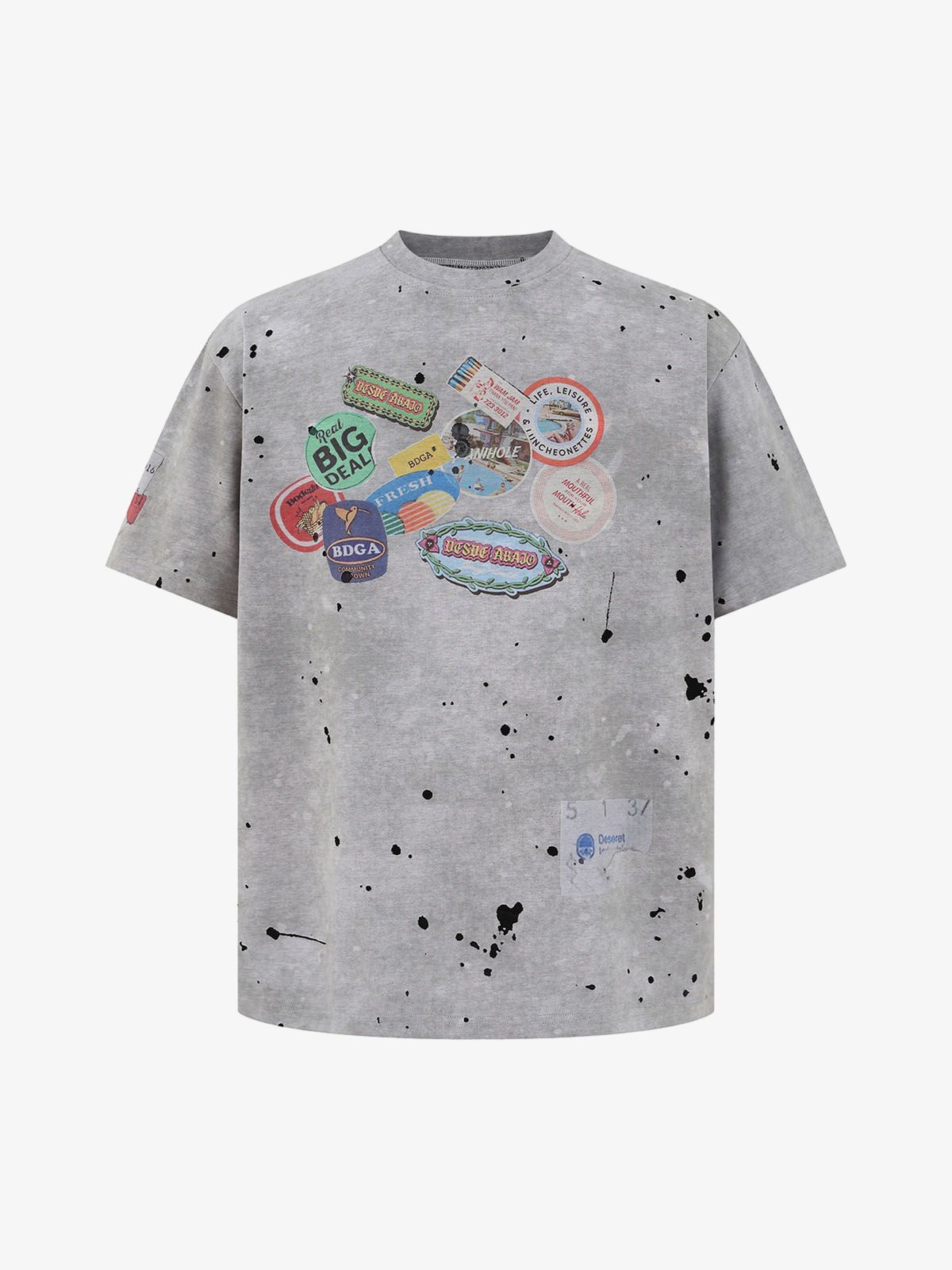 Retro Ink Splash T-shirt 