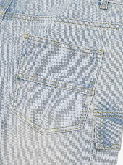 Short Sleeve Shirt & Shorts Denim Set 