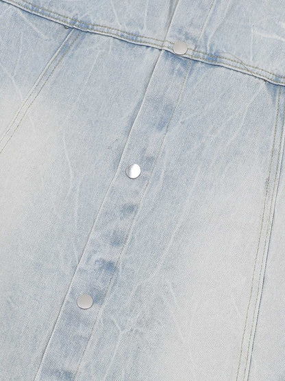 Short Sleeve Shirt & Shorts Denim Set 