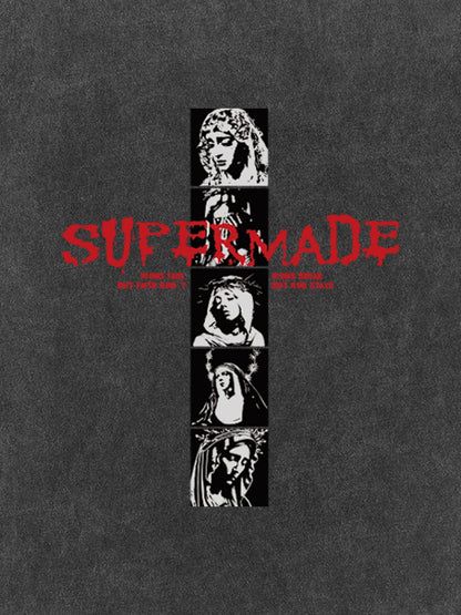 Mary Vintage-Inspired Graphic Design T-Shirt 