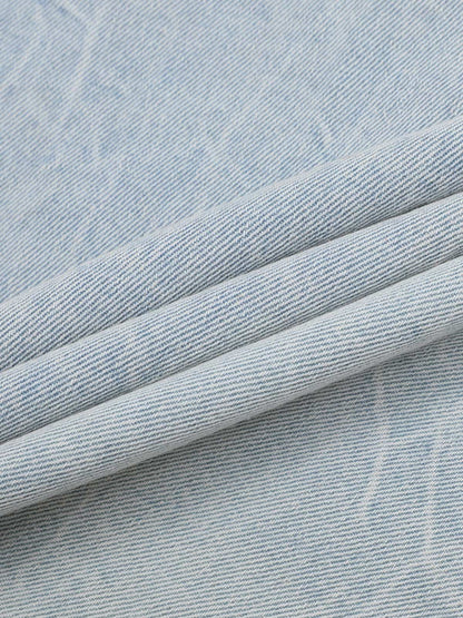 Short Sleeve Shirt & Shorts Denim Set 