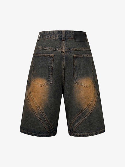 Thesupermade High Street Ripped Denim Shorts 