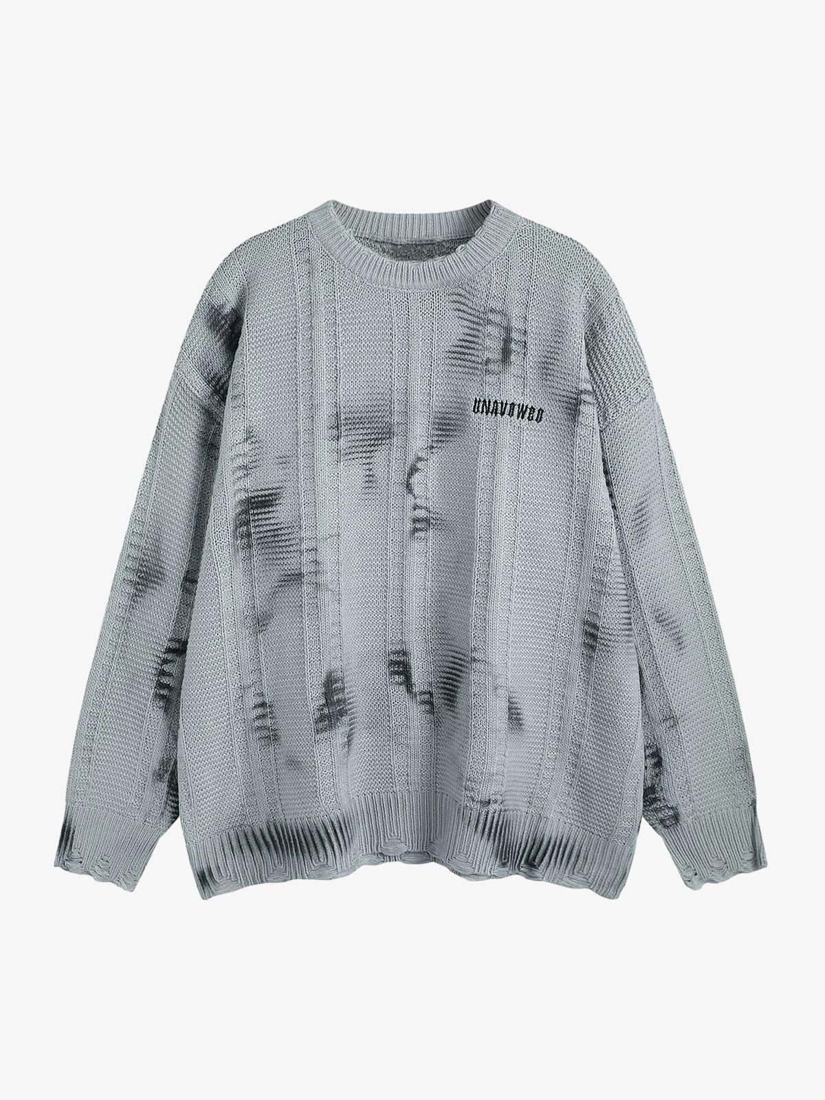 Thesupermade Tie-Dye Wasteland Style Sweater - 2187 