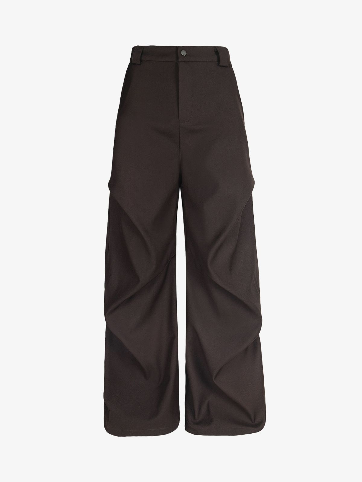 Retro Pleated Drape Cleanfit Pants 