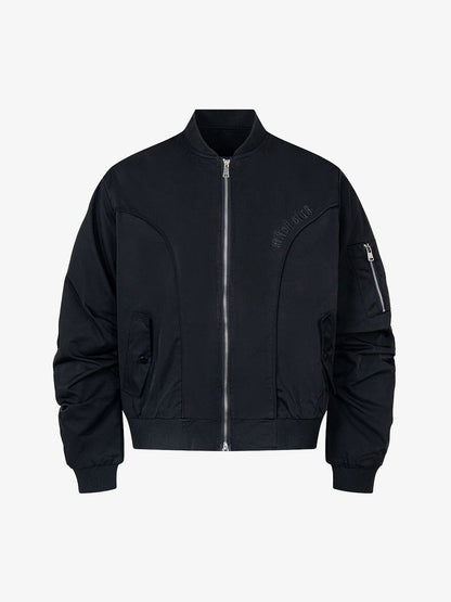 Retro Deconstructed Bomber Jacket 