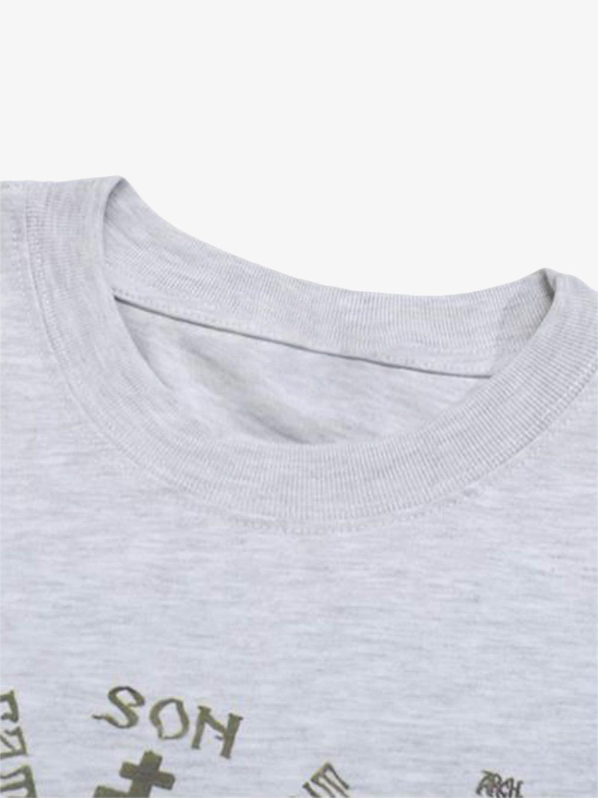 Thesupermade American High Street Graffiti Long Sleeve T-Shirt 