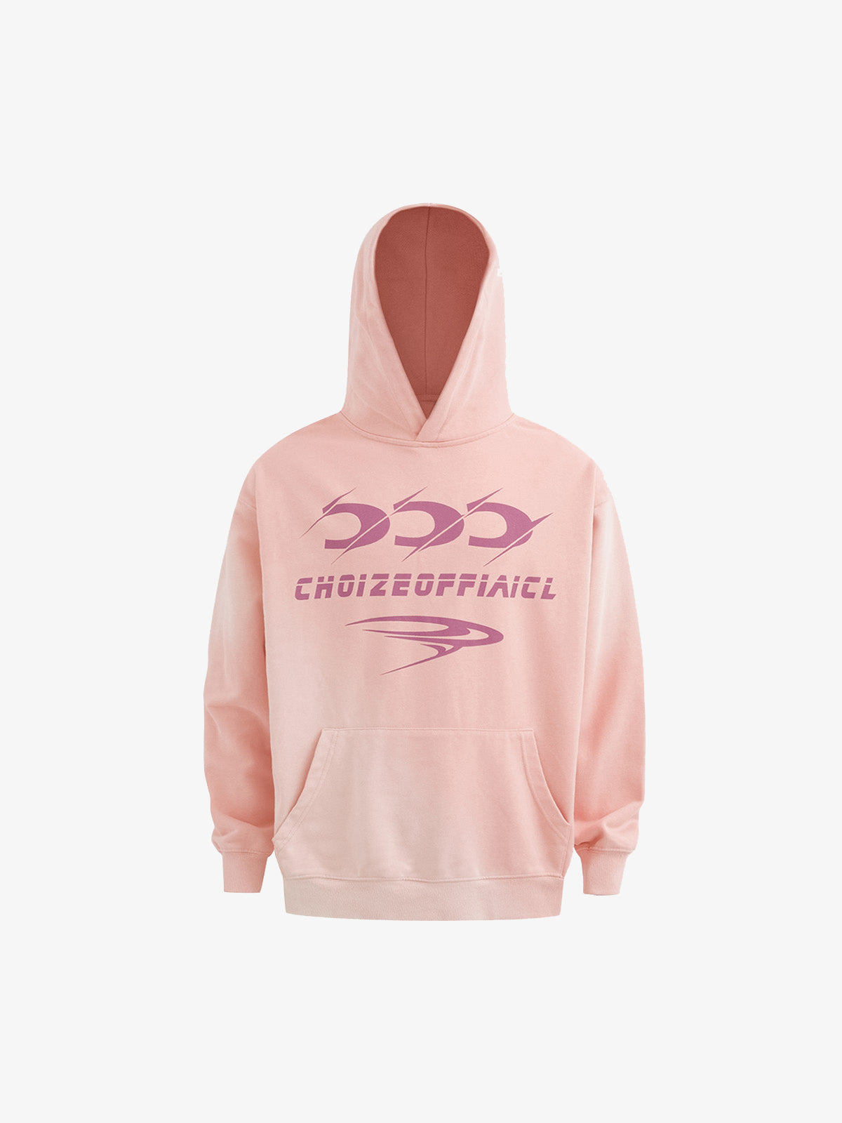 Heavy Washed Letter Print Hoodie 