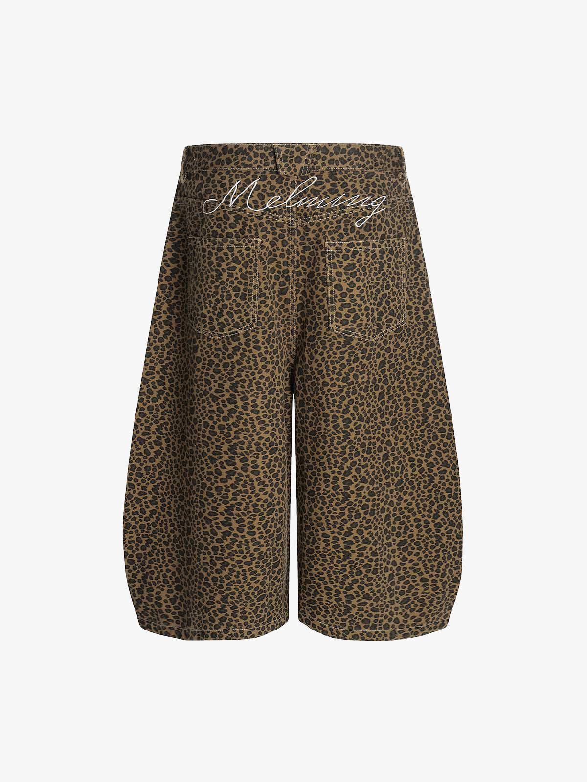 Cheetah Print Baggy Barrel Jorts 