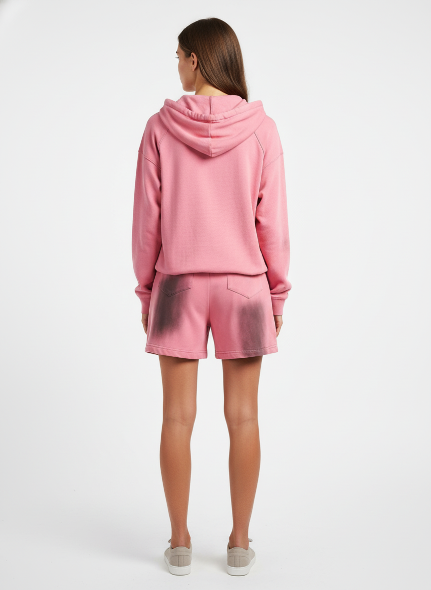 Thesupermade American Retro Spray Paint Casual Shorts