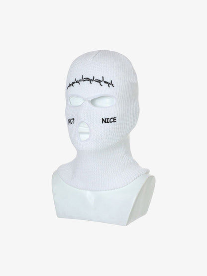 Thesupermade Retro Hip-hop Fun Knitted Balaclava