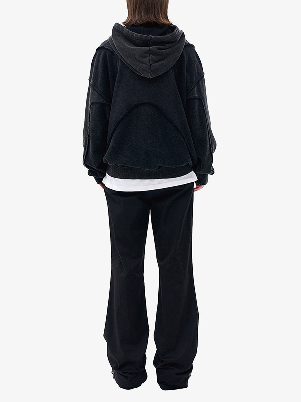 Thesupermade Washed Splicing Hoodie - 1985 