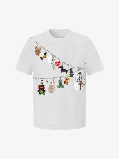 Fun Cartoon Print T-Shirt 