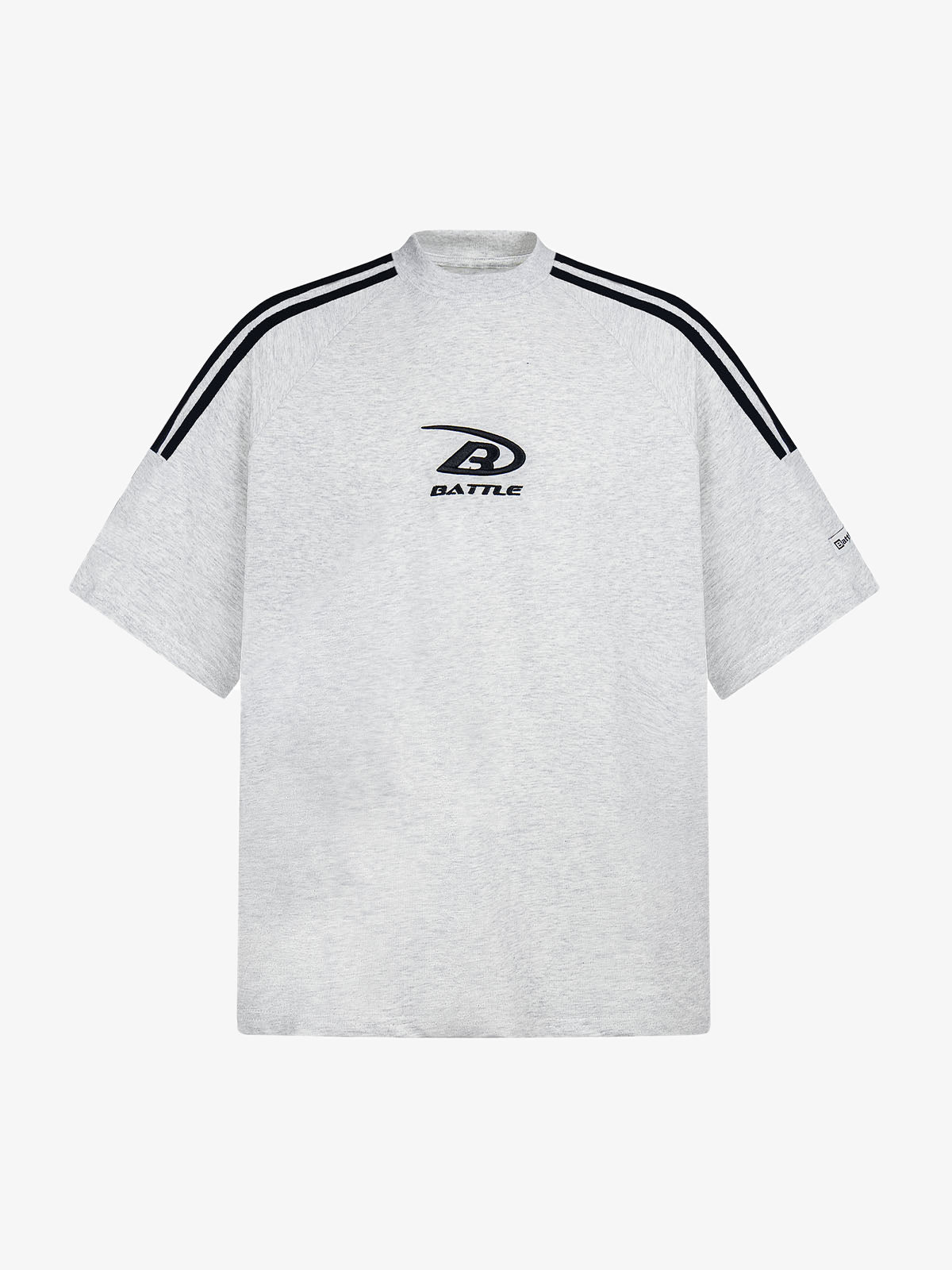 Retro Patchwork Stripe Short Sleeve T-Shirt 