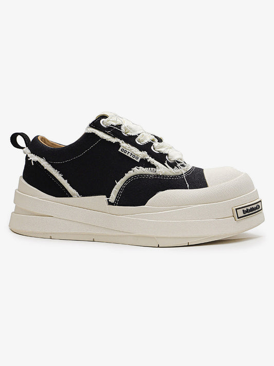 Raggedy Round Toe Sneakers - 2368