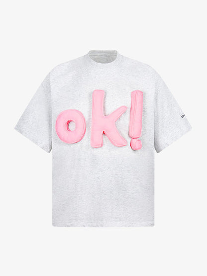 Fun "OK!" Graphic T-Shirt 
