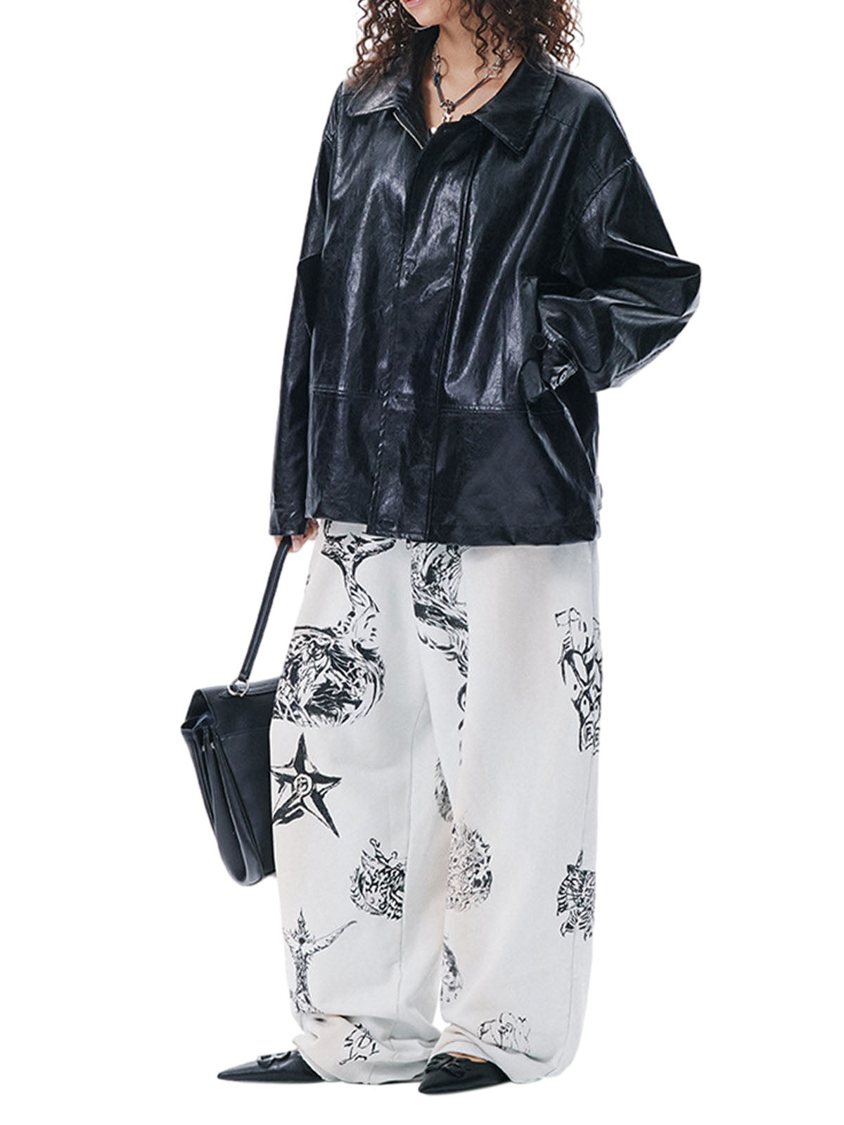 Retro Motorcycle PU Leather Jacket 