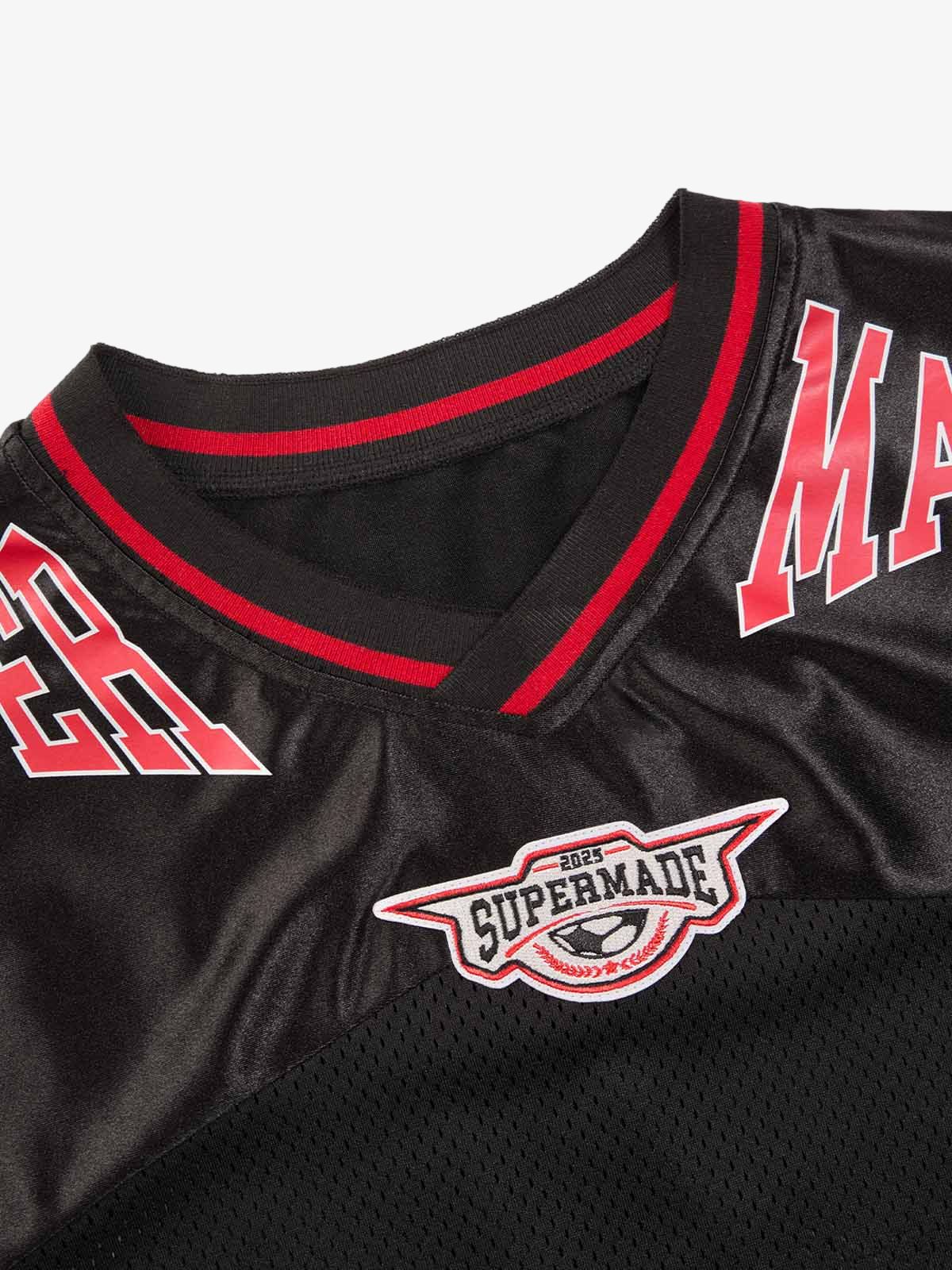 Original Flame Print Football Jersey T-Shirt 