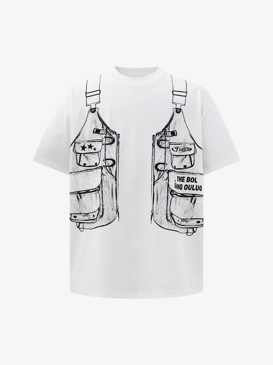 Jacket Print Graphic T-Shirt 