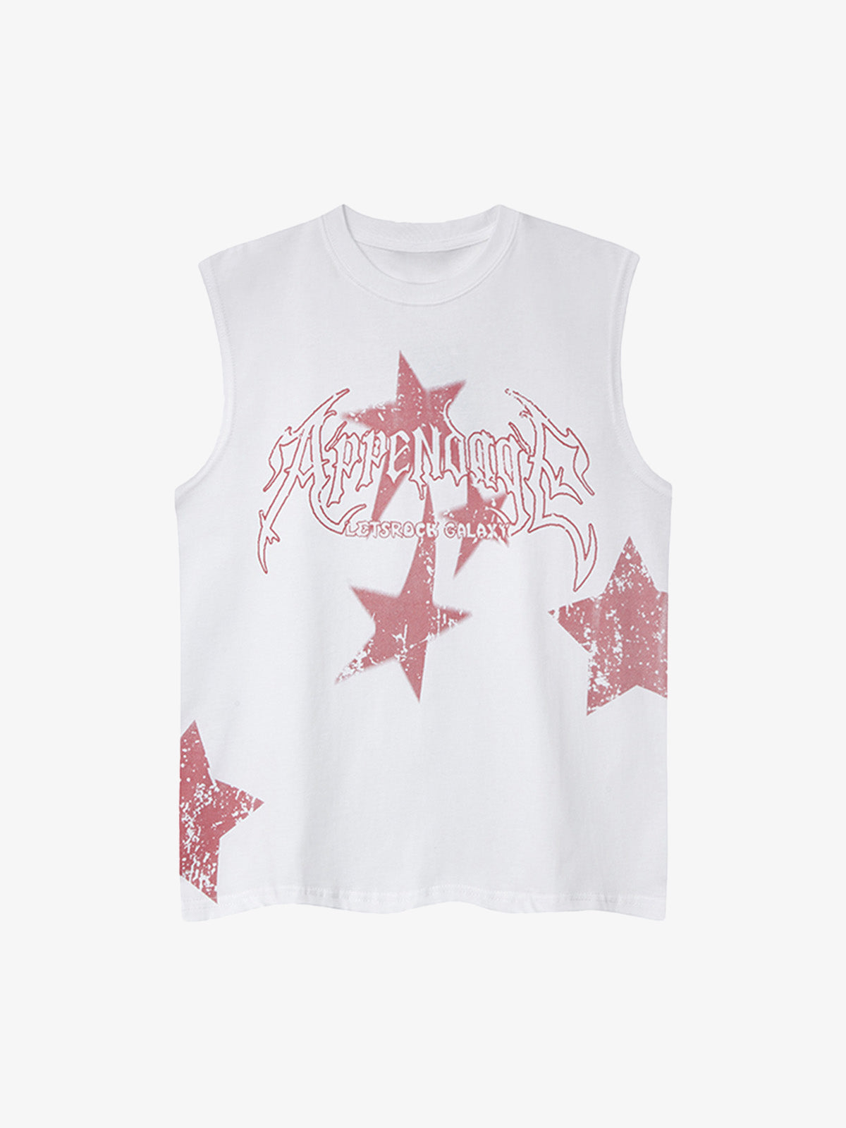 Washed Star Print Vest 