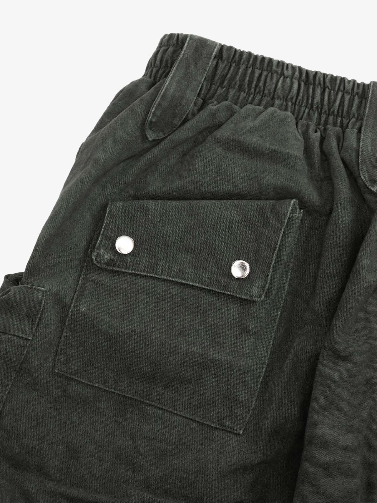 Heavy Tie Dye Multi Pockets Washed Shorts - 2088 