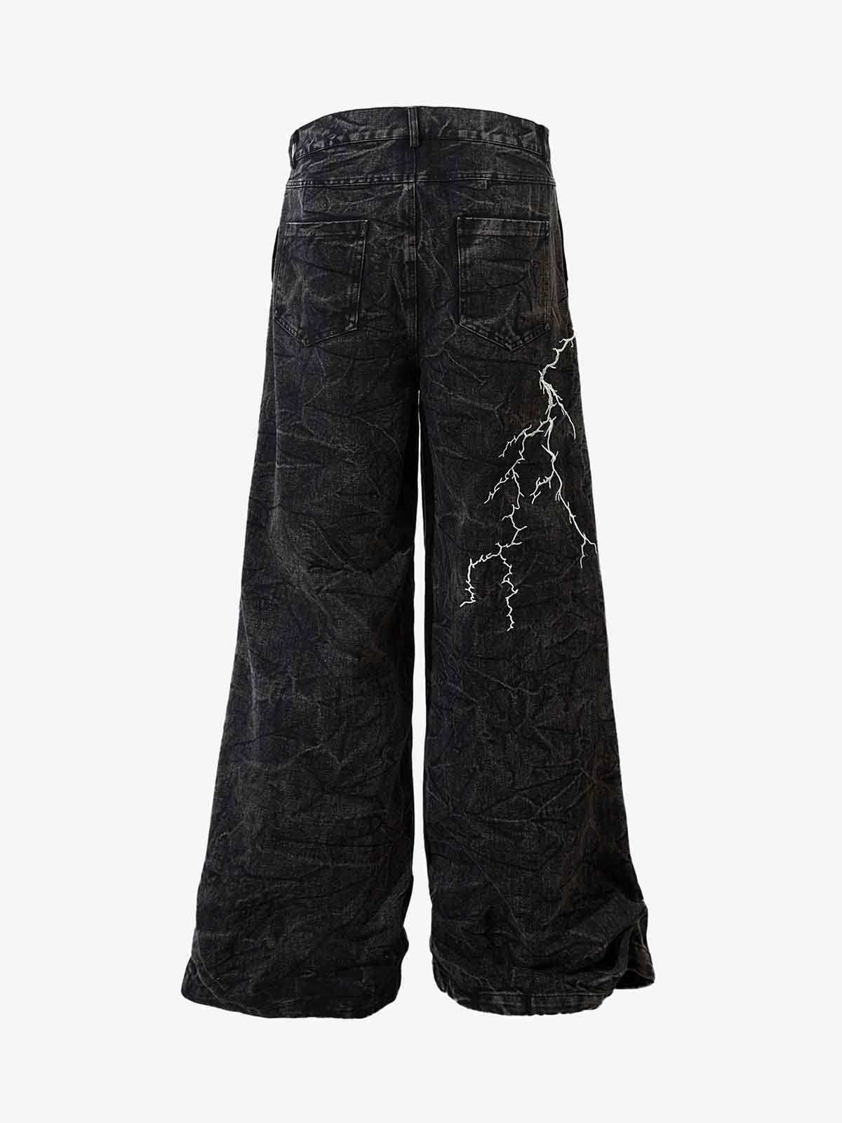 Thesupermade High Street Hip-hop Distressed Washed Jeans - 2185 