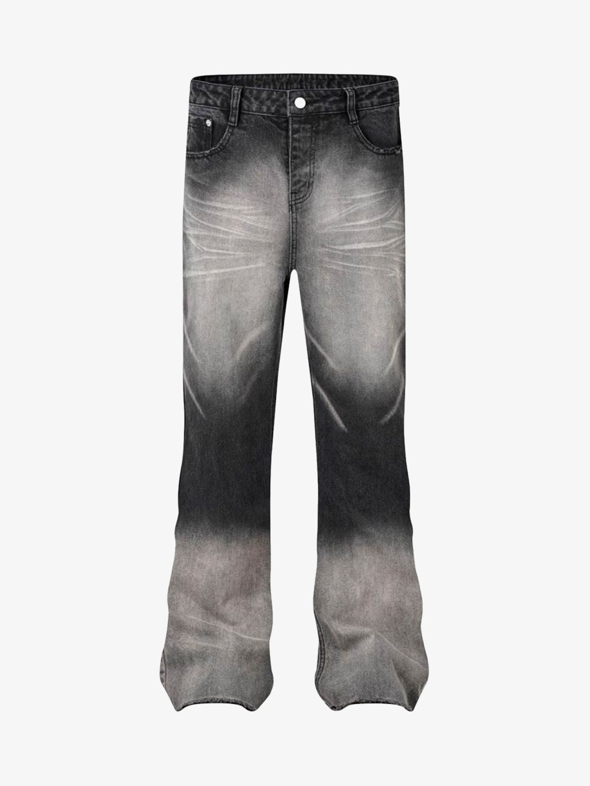 Thesupermade High Street Hip Hop Distressed Washed Jeans 