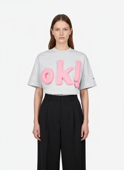 Fun "OK!" Graphic T-Shirt