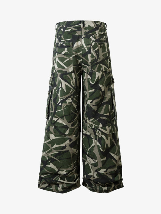 Camouflage Multi-Pocket Cargo Pants 
