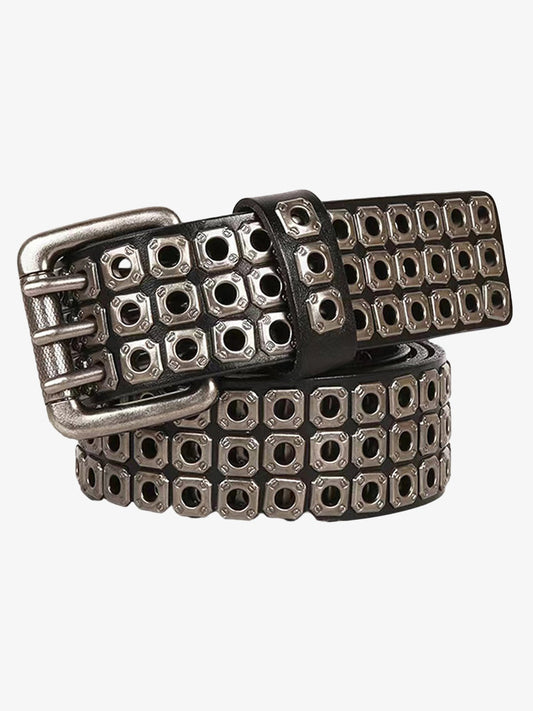 Gothic Dark Style Hollow Rivet Punk Belt - 1993