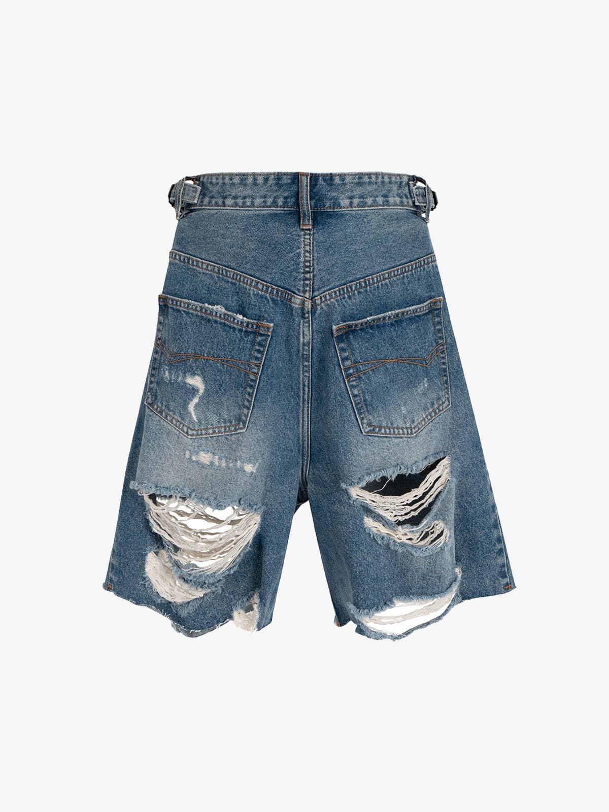 Street Ripped Denim Shorts 