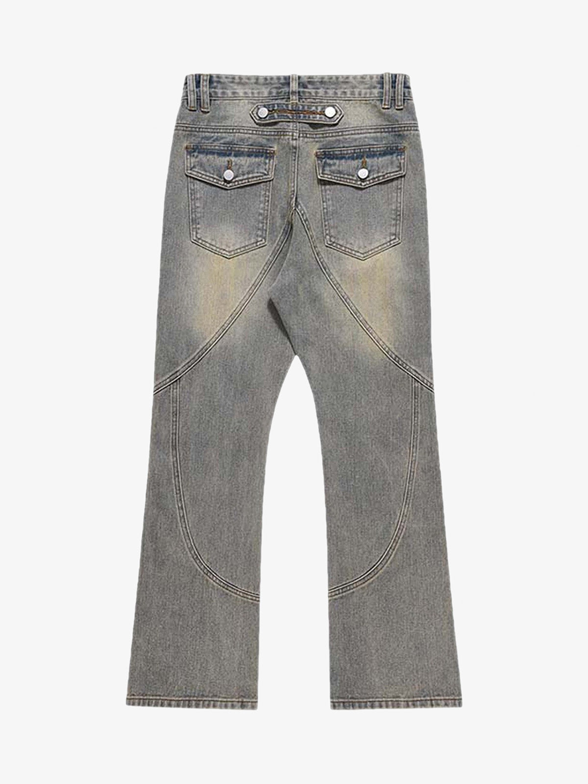 Thesupermade Patchwork Stressed Jeans 