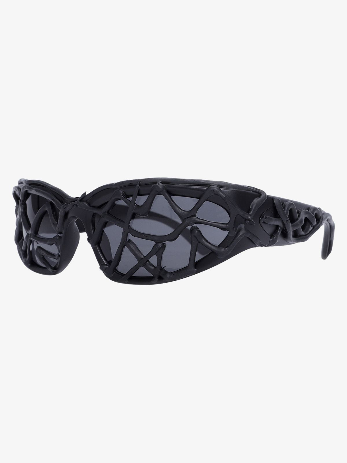 Futuristic Wavy Frame Sunglasses
