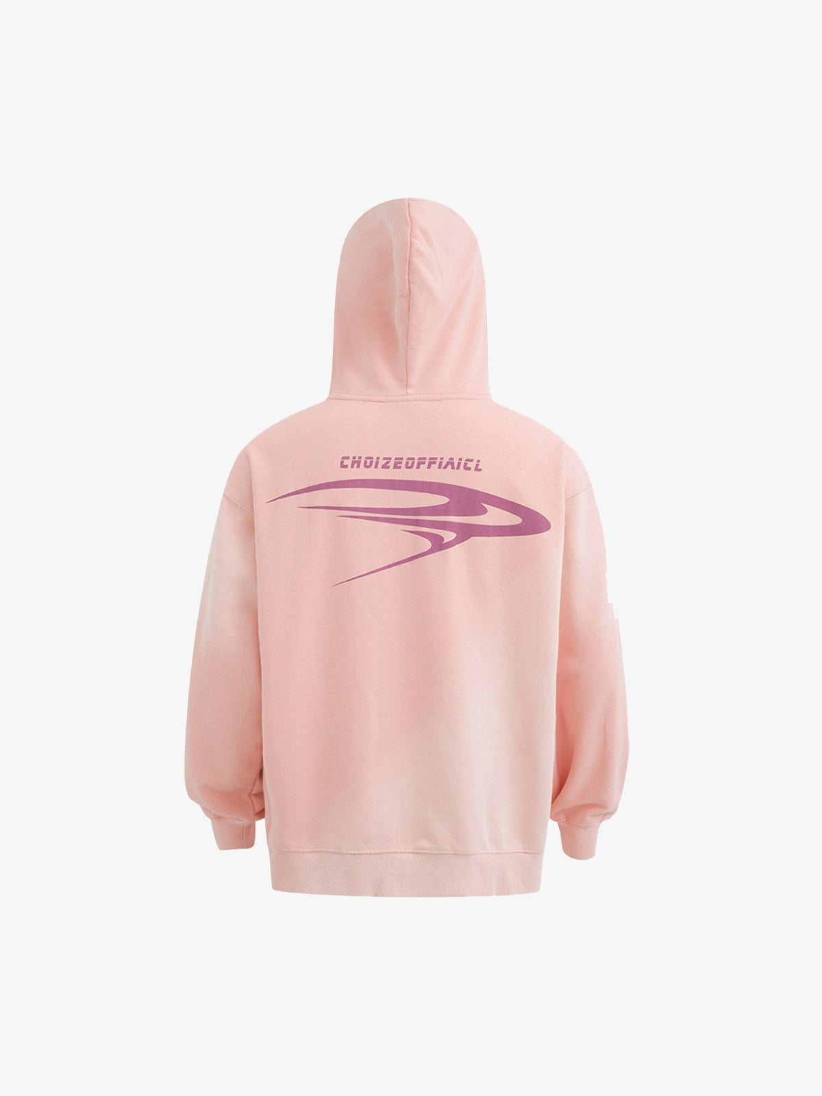 Heavy Washed Letter Print Hoodie 