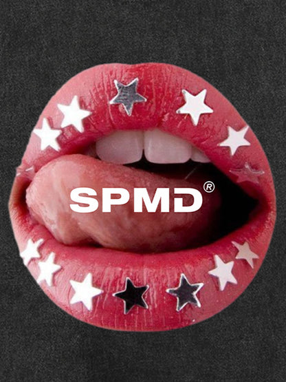 Original Hot Lips Print Vest 