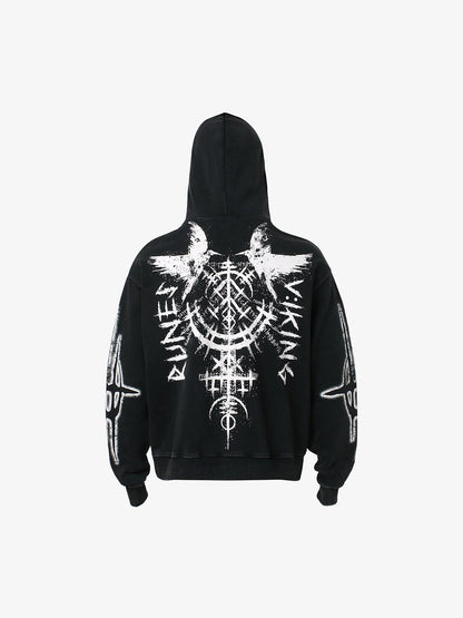 Thesupermade Triple Eye Graphic Hoodies 