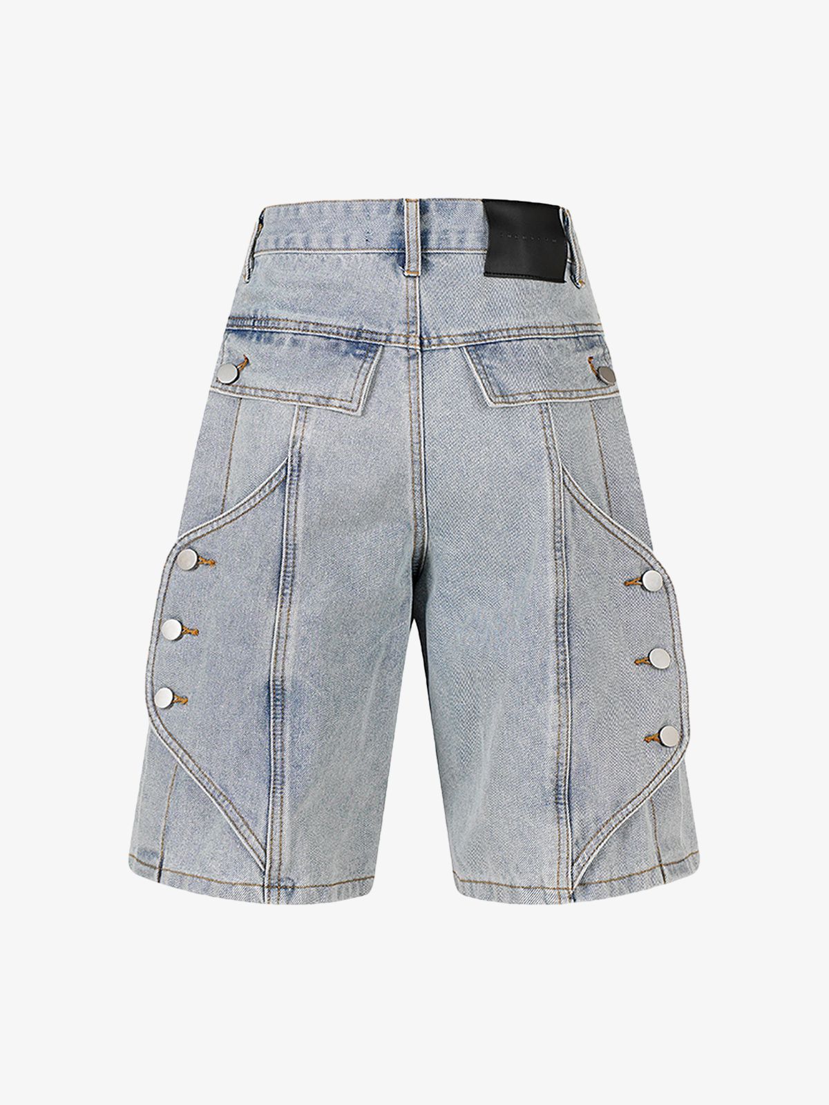 Thesupermade High Street Washed Distressed Denim Shorts 