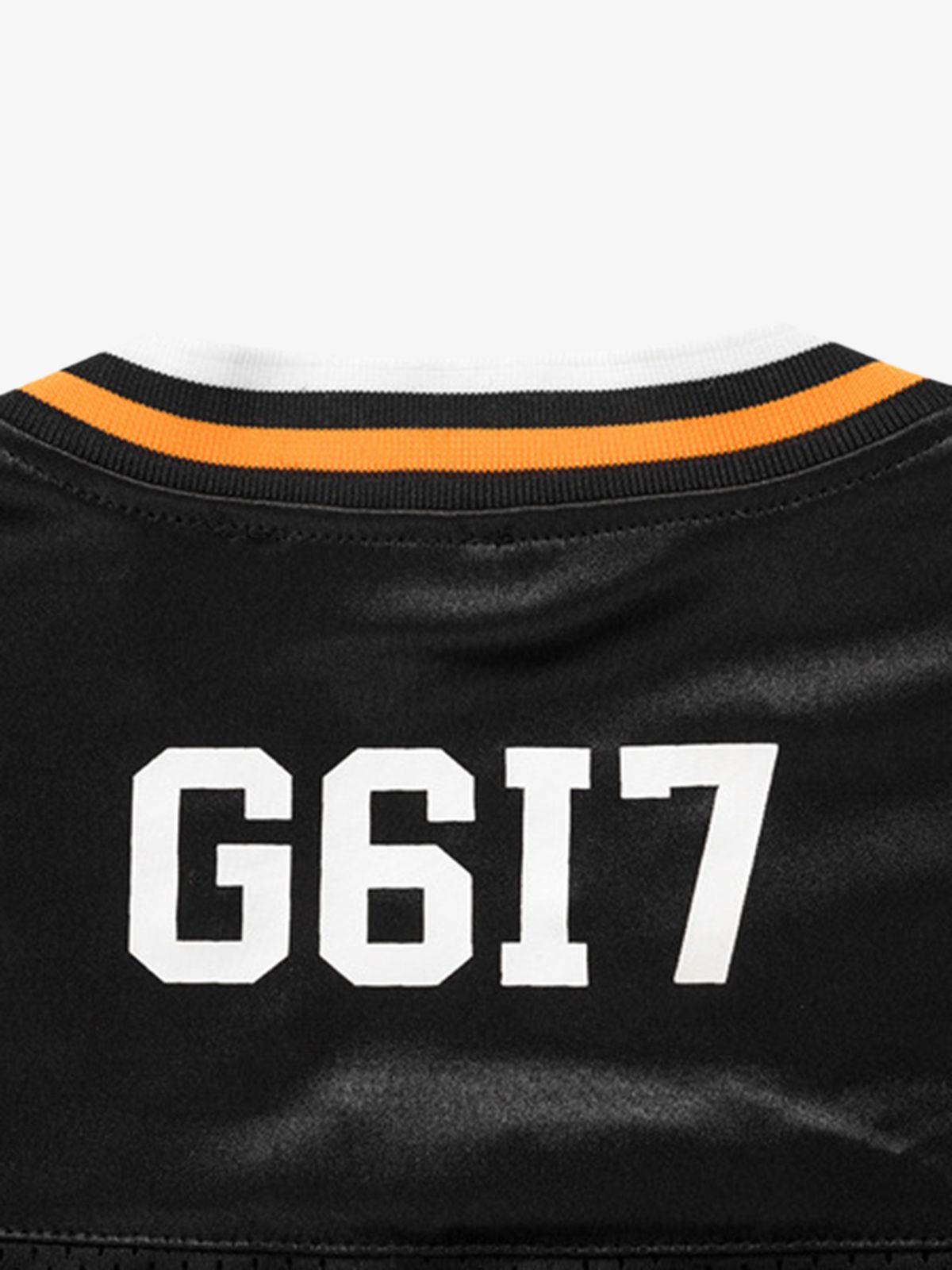 Jersey Print Oversize V-Neck T-Shirt 