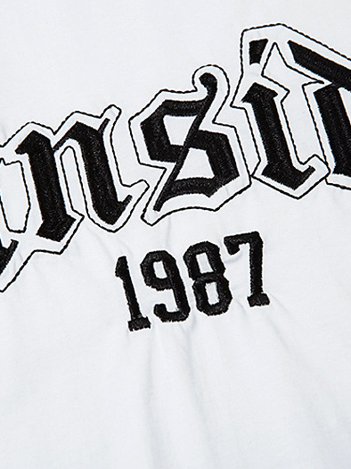 Graphic Letter Chain Vest 