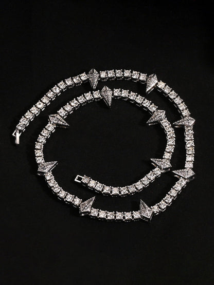 Thesupermade Hip Hop Collarbone Chain Necklace - 2221